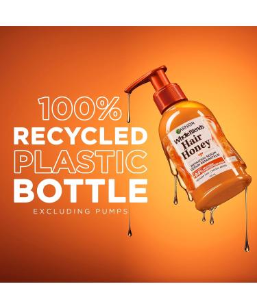 Garnier Whole Blends Hair Honey Repairing Serum for Dry Damaged Hair Non-sticky & non-greasy Smoother hair & split ends reduction 150ml - Buy Online on GoSupps.com