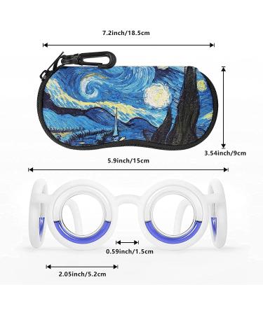 Hion Anti-Motion Sickness Smart Glasses - Portable Nausea Relief for Sport, Travel, Gaming - No Lens Liquid Design - Adults & Kids - E-Starry Night - Buy Online on GoSupps.com