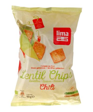 LIMA - LENTIL CHIPS CHILI 90G
