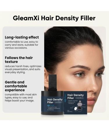 Poudre de instantan e comblement de cheveux pais couverture du cuir chevelu 4 g avec formule imperm able correcteur de cheveux gris avec finition naturelle solution paississante pour homm Black - Buy Online on GoSupps.com