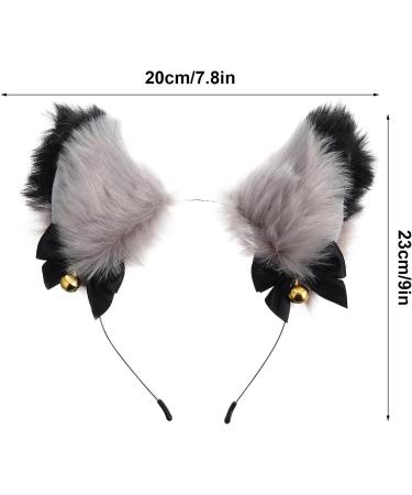 Healvian Fur Fox Cat Ear Headband Cat Ear Headband Party Hair Ears Headband Halloween Headbands Animal Ears Hair Accessories Animals Ears Headband for Cosplay Halloween Christmas Party Costume - Buy Online on GoSupps.com