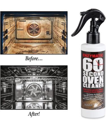 EZR Enzymatic 60 Second Oven Cleaner Spray - 8 Fl Oz (Pack of 2) - Fast and Easy Oven Cleaning Solution - Buy Online on GoSupps.com