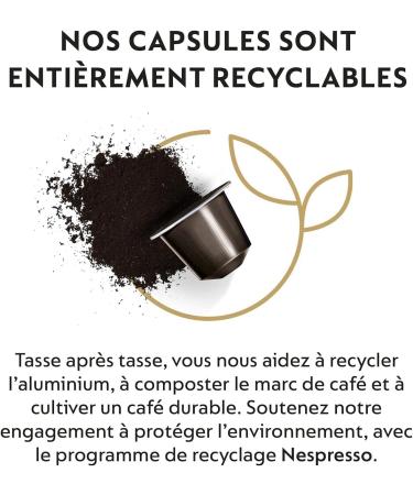  Nespresso 50 Capsules Nespresso - Luxe mixte (New Linizio Lungo Rosabaya Duls o Indriya Fortissio Lungo) - Buy Online on GoSupps.com