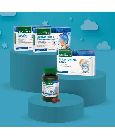 SANTIVERI Melatonin tablets / 60 tablets of 2 g melatonin - Buy Online on GoSupps.com