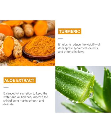  Mnozreo Nourishing Daily Care Serum Turmeric Facial Oil Anti-Spot Face Serum Brightening Serum Kojic Acid Dark Spot Corrector 30ml 1pc - Buy Online on GoSupps.com