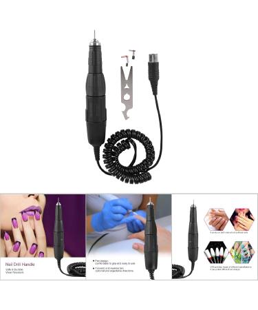 May Gifts 102L-2.35mm Pen Design High Strength Nail Polish Handpiece Nail Drill Handle Wear Resistant Comfortable for Home DIY Professional Salon(black) - Buy Online on GoSupps.com