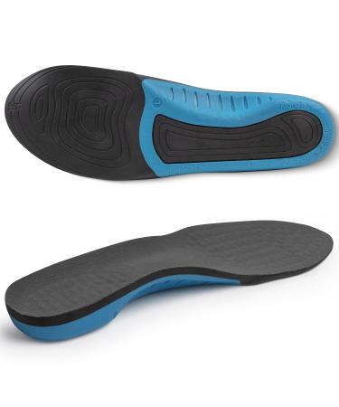 Orthopedic insoles men & women comfort running foot vault insoles insoles for plantar fasciitis flat feet foot pain shoe insoles shoe inserts orthotic insoles l gray lu 42-44-28cm