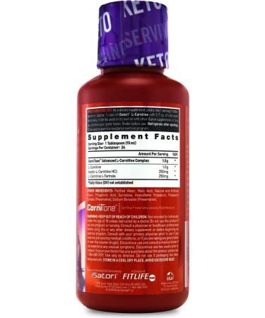 iSatori L-Carnitine 1500 Liquid L-Carnitine with Acetyl L-Carnitine Mixed Berry Flavor (24 Servings) & Malibu Beach Flavor (24 Servings) - Buy Online on GoSupps.com