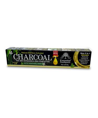Natural Bamboo Activated Charcoal Toothpaste (3 pk) Natural Teeth Whitening Toothpaste Charcoal Toothpaste Fluoride Free Toothpaste