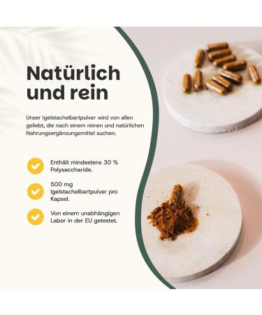 Cupplement Lions Mane Capsules 500 mg Biologisch Combideal 240 Capsules Hericium Erinaceus Focus Leeuw Lions mane capsules Multipack - Buy Online on GoSupps.com