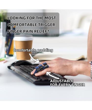 Offtrte Finger Splint 6 PCS 2023 Upgraded 3 Straps Trigger Finger Brace Support for Arthritis Broken Finger Protection Pain Relief Straighten (Multicolor(6 Pcs)) - Buy Online on GoSupps.com