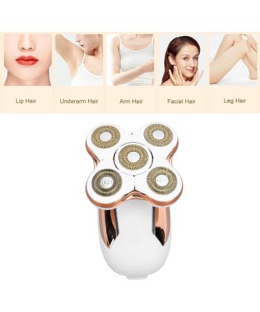 Sonew Electric trimmer for Women Washable Cordless Electric Trimmer with 5 Blades USB Rechargeable Lady trimmer for Underarms Legs - Buy Online on GoSupps.com