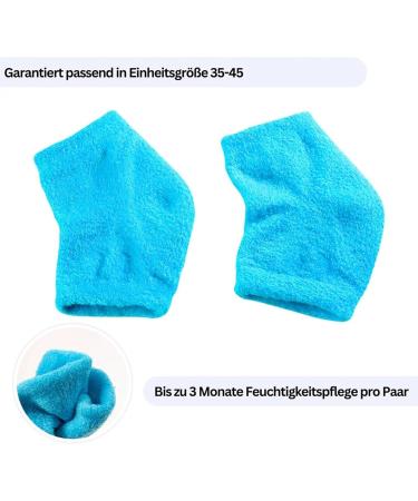 Moisturizing Socks Socks with padded heel | Heel protection | Heel protectors for blisters | Heel protectors for shoes | Removable socks for feet | - Buy Online on GoSupps.com