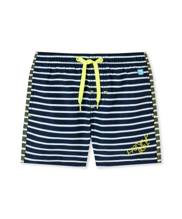 Schiesser boys swim shorts board shorts 92 blue patterned