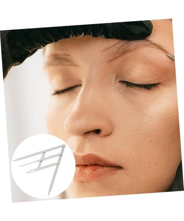Mipcase Eyebrow Scale Makeup Tools Eyebrow Stencil Eyebrow Measurement Tool Adjustable Second Generation Set 1 count (Pack of 1) Silver - Buy Online on GoSupps.com