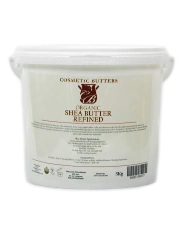 Cosmetic Butters Mystic Moments Shea Butter Refined Organic 5Kg - Pure & Natural Vegan GMO Free