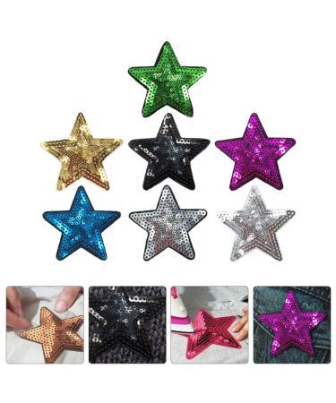 COHEALI 28 Pcs Clothing Stickers Outfit Decals Clothing Sewing Patches Clothes Star Applique Badge Adhesive - Buy Online on GoSupps.com