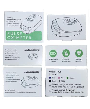 Rechargeable Pulse Oximeter Fingertip - Accurate Blood Oxygen Saturation Monitor for Sports | Fast SpO2 Reading (White - Buy Online on GoSupps.com