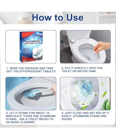 12PCS Toilet Cleaner Toilet Bowl Cleaner Toilet Descaler Heavy Duty Toilet Limescale Remover Toilet Cleaning Active Tablets Toilet Cleaner and Descaler Deep Cleaning Toilet Fresheners Toilet Tablets - Buy Online on GoSupps.com