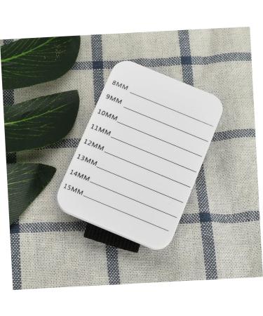 FOMIYES 3 Pcs Grafting Eyelash Tray - Eyelash Holder & Glue Holder for Extensions - White Eyelash Hand Plate - Perfect for Professionals - Buy Online Now - Buy Online on GoSupps.com