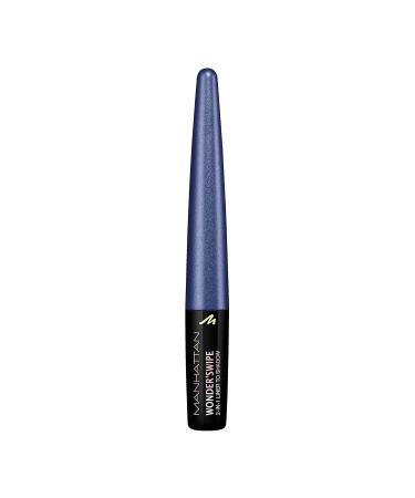 Buy Manhattan Wonderswipe 2-in-1 Shimmering Eyeliner & Eye Shadow - Color 500 Front Stage Blue (1.7 ml) | International Shipping Available - Buy Online on GoSupps.com