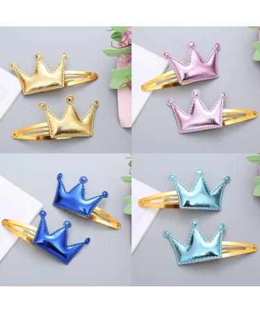 16 Pieces Girls Hair Clips Stars Hair Clips Hair Clips For Little Girls Crown Hair Barrettes Sparkly Star Shaped Hair Clips Kids Hairpins Snap Hair Clips For Kids Teens Women - Buy Online on GoSupps.com
