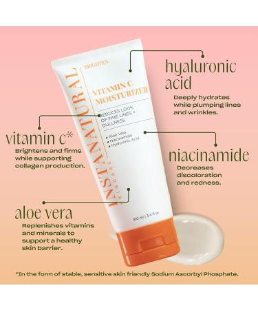 Instanatural Vitamin C Serum & Moisturizer Bundle - Buy Online on GoSupps.com