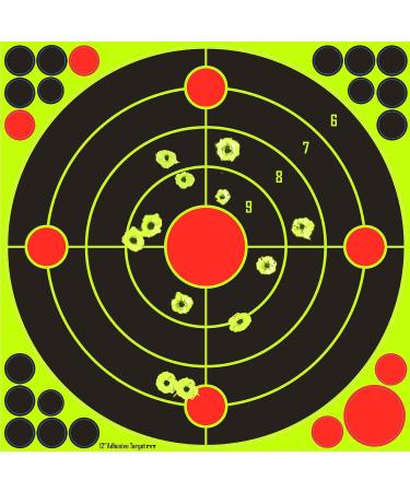 Kefit 12x12 Self Adhesive Splatter Paper Targets for Shooting - 20 Pack - Ideal for BB Gun, Rifle, Airsoft, Pistol - Buy Online on GoSupps.com