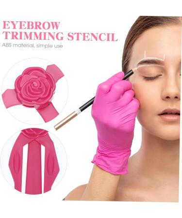 Angoily 3 Pcs Eyebrow Template Eyebrow Ruler Eyebrow Makeup Stencil Template Ruler Portable Protractor - Buy Online on GoSupps.com
