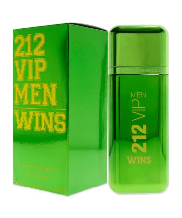 Carolina Herrera 212 VIP Wins EDP Spray Men 3.4 oz Cedar Floral Lavender Orange 3.4 Fl Oz (Pack of 1) - Buy Online on GoSupps.com