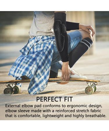 Surlim Elbow Protection Pads - Black Large | MTB & Skateboarding Elbow Guards - Buy Online on GoSupps.com
