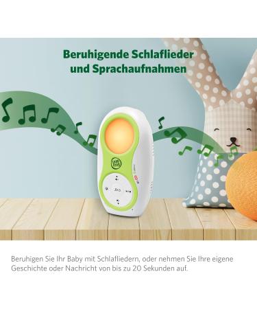Leapfrog LF80 BabyPhone Audio Monitor - Digital Baby Monitor with Temperature Sensor Night Light Voice Recording & Long Range - Ideal for International Shipping - Buy Online on GoSupps.com