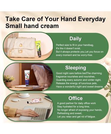 Hand Cream Gift Set for Women - Mini Travel Size Moisturizer for Dry Cracked Hands | Perfect Christmas Birthday & Valentine's Gifts for Teachers Nurses & Coworkers - Buy Online on GoSupps.com