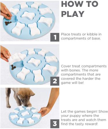 Nina Ottosson Dog Treat Puzzle by Outward Hound | Engaging Interactive Toy - Buy Online on GoSupps.com