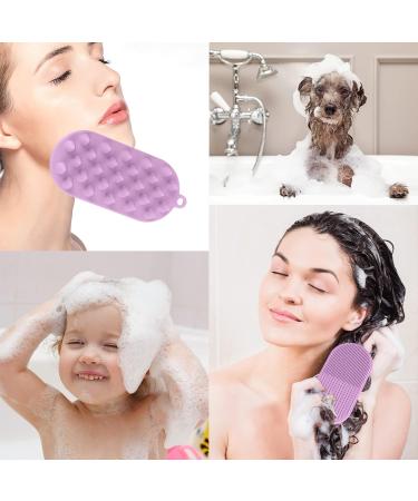 JAIMELA 2 in 1 Silicone Scalp Massage Brush Enhance Scalp & Skin Care Improve Blood Circulation | International Shipping - Buy Online on GoSupps.com