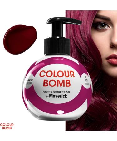 Colour Bomb - Apr s-shampoing colorant 250 ml brillance et clat intenses lissant et nourrissant sans m lange v gan sans ammoniaque ni peroxyde (Burgundy) - Buy Online on GoSupps.com