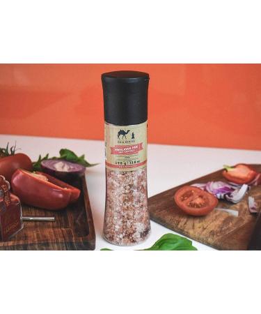 Himalayan Pink Salt Grinder - 390g/13.8oz with Essential Minerals | Easy-to-Use Salt Mill for Fresh Rose Salt - Buy Online on GoSupps.com