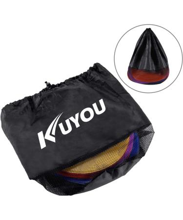 12pcs Colorful Spot Markers Set | Anti-Slip Rubber | 9 Inch | For Soccer, Football, Basketball Training | Kids School Teaching Tool - Buy Online on GoSupps.com