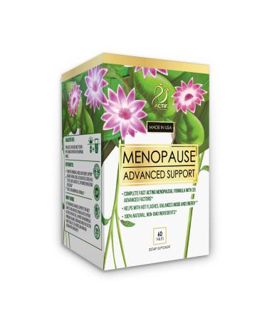 Actif Organic Menopause Advanced Support with Organic Vitamins and Herbs - Non GMO Fast Acting Made in USA 60 Count