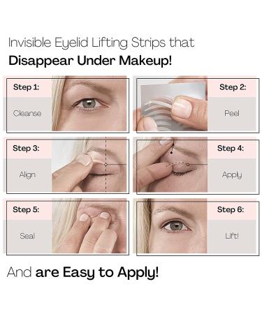 Small Wonderstripes Eye Lid Tape - 64 Pack | Eyelid Lifting Strips for Hooded & Droopy Eyes | Invisible Silicone Tape for All Shapes | Easy Makeup Application - Buy Online on GoSupps.com