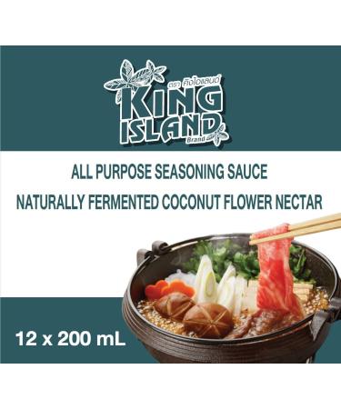 King Island All Purpose Seasoning Sauce Coconut Aminos 12 x 200mL - Buy Online on GoSupps.com