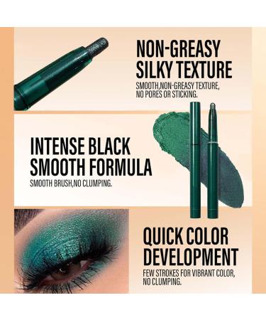  Clawrex CALYPSO GREEN Glitter Eye Shadow Pencil Pearlescent Eye Makeup - Buy Online on GoSupps.com