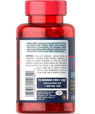 Puritan's Pride DHA 100mg - Essential Omega-3 Supplement - Buy Online on GoSupps.com