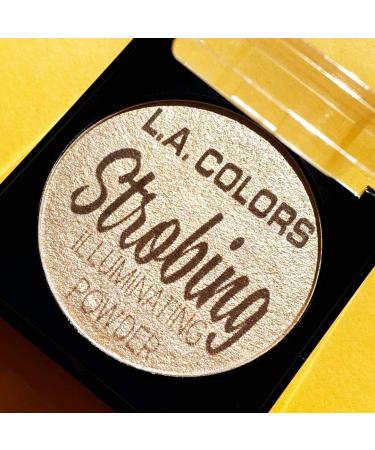L.A. COLORS Strobing Illuminating Powder - Champagne 1oz | Highlighter Makeup - Buy Online on GoSupps.com
