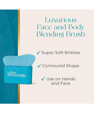 Beau Bronzage - Body Blending Kabuki Brush - Soft and Luxurious Tanning Brush - For Precise Tanning on Smaller Hard-to-Perfect Areas - Hands Feet Face and Neck - Buy Online on GoSupps.com