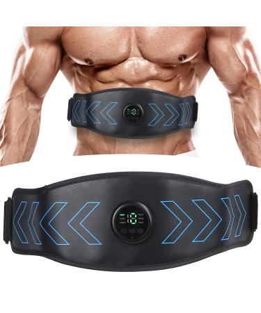 Intelligent EMS fitness trainer for home unisex abdominal muscle training belt device for men and women 6 modes 18 intensities