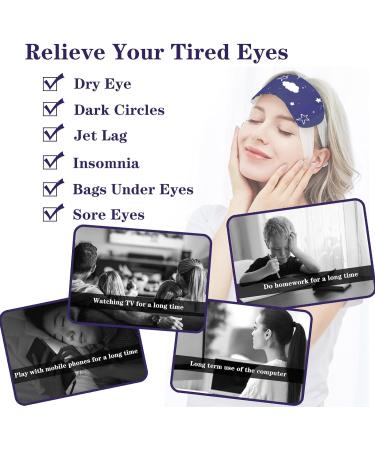 Steam Eye Mask for Dark Circles | Self Warming, Stress Relief, Sleep Aid - Buy Online on GoSupps.com