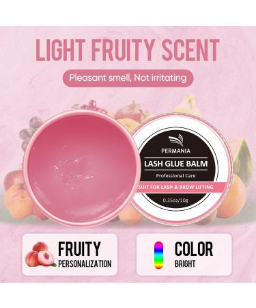 PERMANIA Peach Fragrance Lash Lift Adhesive | Strong Eyelash Glue for Perm & Lamination | Fast Drying - 10g - Buy Online on GoSupps.com