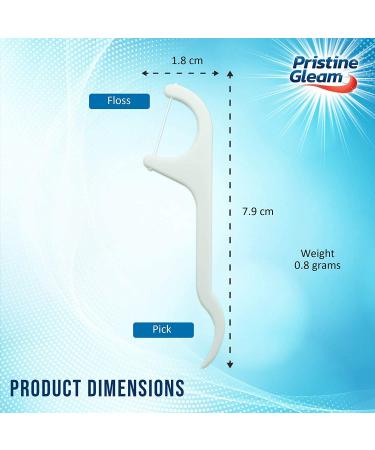 75PCS D-Shaped Dental Floss Sticks | Premium Polymer Easy & Durable | International Shipping - Buy Online on GoSupps.com