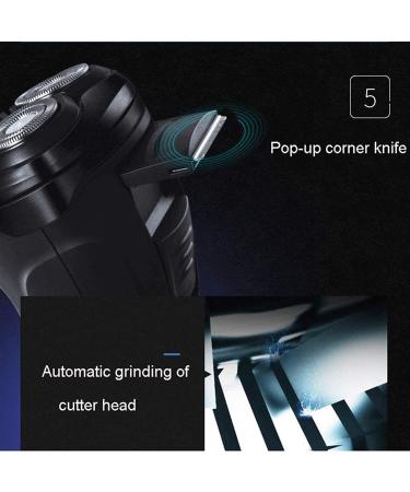 Buy Electric Razor for Men - Waterproof Rotary Shaver with Pop-Up Trimmer | Wet & Dry USB Rechargeable - Buy Online on GoSupps.com